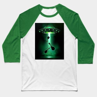 Mandolin Alien Abduction Baseball T-Shirt